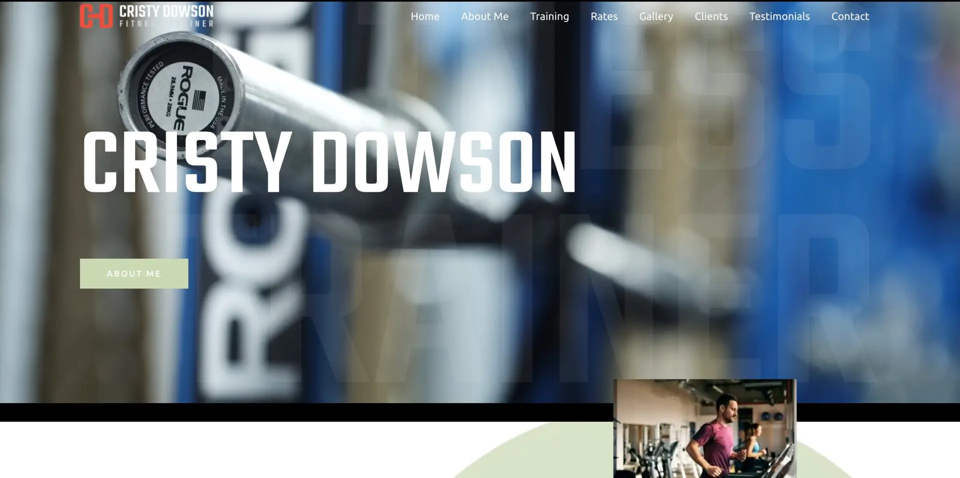 Thompson web development services Morecambe. personal trainer website designed by thompson web development